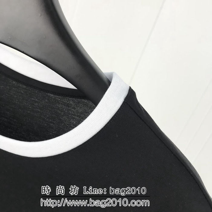 Gvc紀梵希 19ss早春新款短袖 簡單小字母刺繡logo 定制原版絲光面料 高版本男女同款 ydi2028